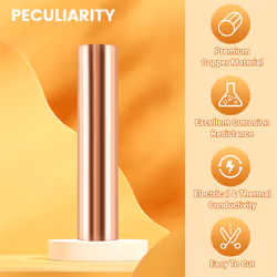 Copper Sheet Roll, Metal Foil Plate 1000mm x 100mm x 0.01mm