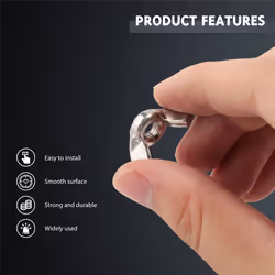 M6 Thread Dia Stainless Steel Wing nut Butterfly Wing Nuts 10 Pcs