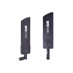 2PCS 5G/3G/4G/GSM Full Band Gain 40DBi Antenna, Black SMA Male