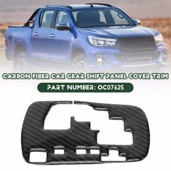 For Toyota Hilux 2015-2021 Carbon Fiber Car Gear Shift Panel Cover