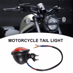 Red 12V Led Black Cafe Racer Tail Light for Chopper Bobber