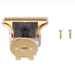 T-Shaped Hair Clipper Blade with Stand T9 Trimmer Head Gold