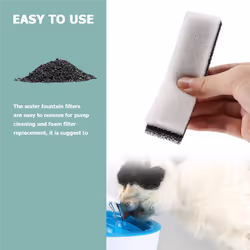 12 Pack Pet Water Fountain Filter, Cat Dog Water Fountain Filters