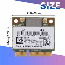 AR5B22 2.4/5GHz Dual Band Wifi Card 802.11Ac for Lenovo Y400 Y500
