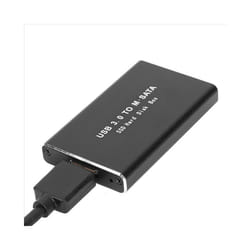 MSATA to USB 3.0 External Hard Disk Box for 30x50mm 30x30mm MSATA SSD