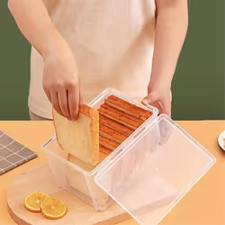Airtight Bread Storage Containers Bread Box Plastic Reusable