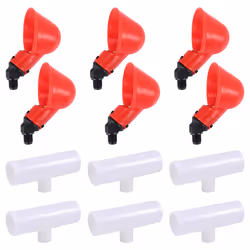 Chicken Waterer Cups, Chicken Waterer for Chicken Ducks Quail 6Pcs