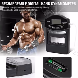Grip Strength Tester, 396Lbs/180Kg Digital Hand Grip Strength Meter