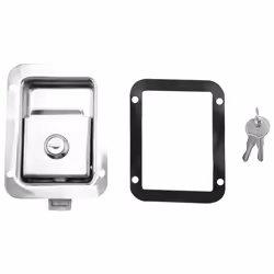 Paddle Slam Latch with Lock & Key Travel Trailer Lock