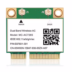 Bluetooth 4.2 Mini PCI-E Wifi Card MC-AC7265 Wireless Network Card