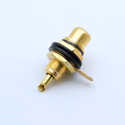 10Pcs/Lot RCA Connector Gold Plated Female Jack Socket Solder