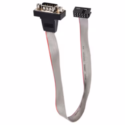 DB9 RS232 to 10 pin Ribbon Cable Connector Adapter