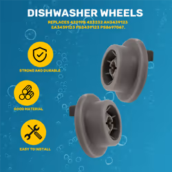 Dishwasher Lower Bottom Basket Wheels for Bosch Neff & Siemens 165314