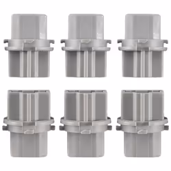 6Pcs Car T20 Socket Brake Tail Lamp Rear Light Socket Holder