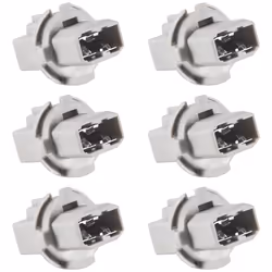 6Pcs Car T20 Socket Brake Tail Lamp Rear Light Socket Holder