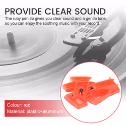 8 Pcs Turntable Replacement Stylus Needles for Vinyl Record Player