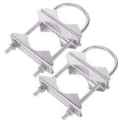 Antenna Mast Clamp V-Jaw Bracket U Bolts Pipe Mounting Hardware