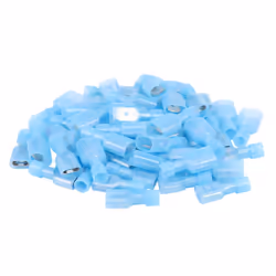 50pcs Female & Male Insulated Wire Terminals Connector Nylon Blue