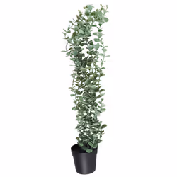 1 Pcs Fake Potted Eucalyptus Hanging Plant for Wall Room Home Decor