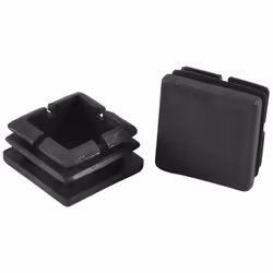 200Pcs 1 Inch Square Tube End Cap Plastic Plugs Insert Chair Plugs