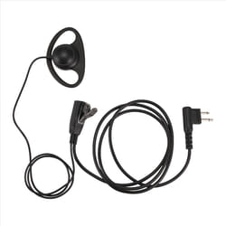 2 Pin Advanced D Shape Clip-Ear Ptt Headset Earpiece Mic For Motorola