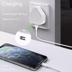 Universal USB UK Plug 3 Pin Wall Charger Adapter(1 port)