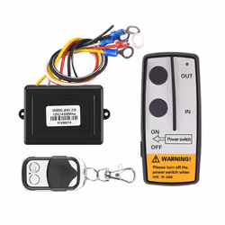 12V 12Volt 50ft Winch Wireless Remote Control Set