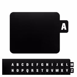 26 Pcs Vinyl Record Dividers DVD Alphabetical Dividers