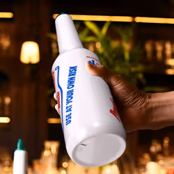 Flair Bartender Bartending Practice Bar Pub Bottle Wine Cocktail Shaker - White