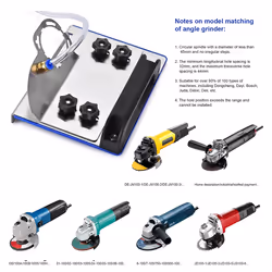 45 Degree Tile Chamfering Tool -Angle Grinder Stand