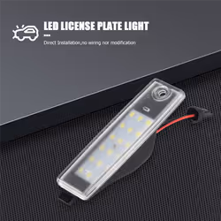 White Led Number License Plate Light Replacement Car Accessories