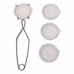 5 Pieces Small Melting Ceramic Crucible Bowl Dish Cup Set