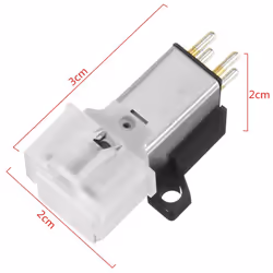 3Pc AT3600L Magnetic Cartridge Stylus Needle for Turntable Phonograph