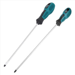 2 Packs 12 Inches Long Slotted and Phillips Flat Blade Screwdriver