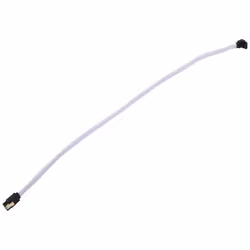 50CM SATA 3.0III SATA3 7pin 6Gb/s Data Cord with Nylon Sleeved(White)