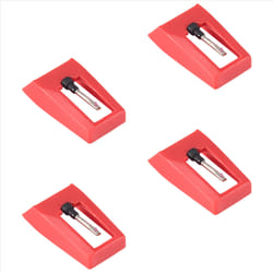 4 Pcs Record Player, Universal Replacement Stylus Needles for Vinyl