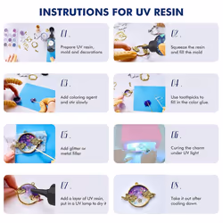 UV Resin-Crystal Clear Hard Type Glue Ultraviolet Curing Epoxy Resin