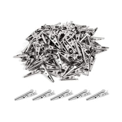 100PCS 1.06IN / 27mm Mini Metal Alligator Clips, Crocodile Clamps