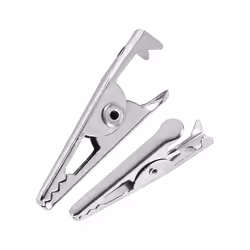100PCS 1.06IN / 27mm Mini Metal Alligator Clips, Crocodile Clamps