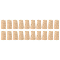 20Pcs/Lot Natural Wood Corks Cone Type Corks Plug Sealing Cap