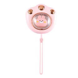 Portable Hand Warmer 2400Mah USB Charge Power Bank Pink