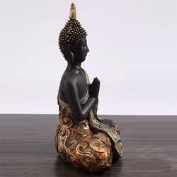 Buddha Statue Thailand Sculpture Resin Handmade Figurine Home Decor