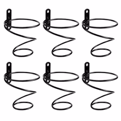 Pack of 6 Wall Mounted Wine Racks with Screws,Metal Hanging Wine Rack