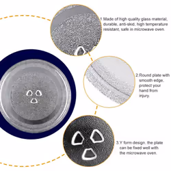 Microwave Plate Spare Microwave Turntable Glass Plate