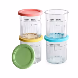 4PCS Ice Cream Pints and Lids for Creami NC500 NC501 Ice Cream