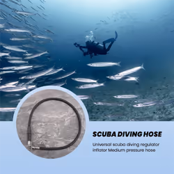 Scuba Diving BCD Medium Pressure Hose Scuba Diving Regulator