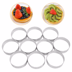 Fruit Pie Quiches Cake Mousse Mold Kitchen Baking Mould 7cm
