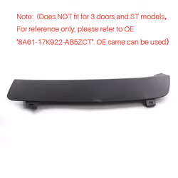 For Ford Fiesta MK7 Rear Bumper Tow Towing Eye Hook Cover Cap