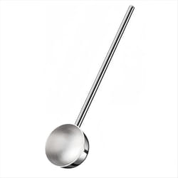 Small Soup Ladle Stainless Steel Metal Deep Spoon With Pour Spout