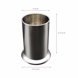 Stainless Steel Straw Holder, Spoons Forks Chopsticks Storage